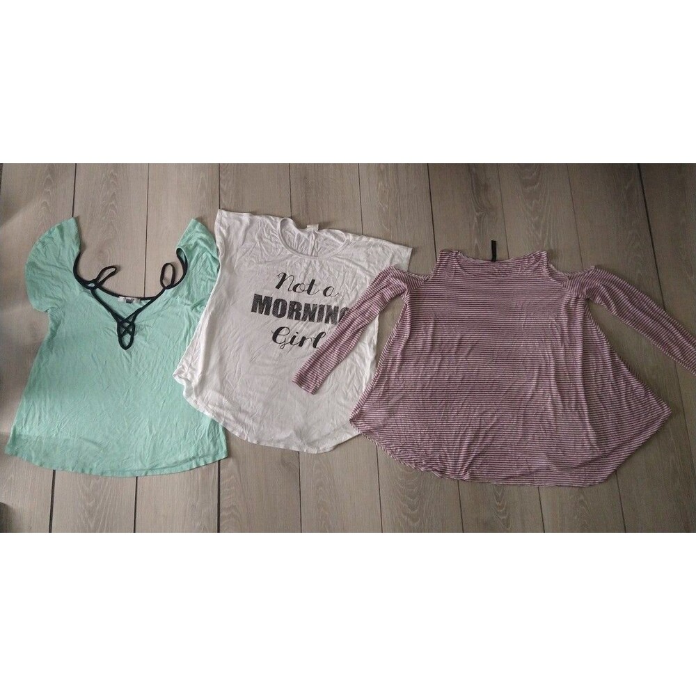 Woman's Shirt Bundle(3) - Casual Tops - Size M - Mixed Colors
